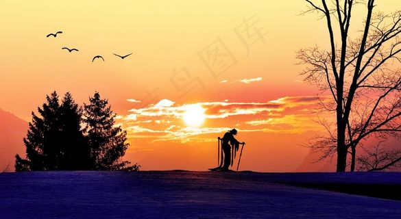 日出，阳光，晨光，Morgenstimmung