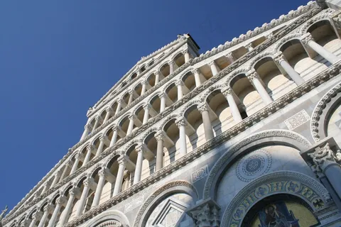 圆顶,大教堂,比萨,意大利,Dei Miricole广场 圆顶,大教堂,比萨,意大利,Dei Miricole广场