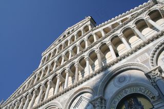 圆顶，大教堂，比萨，意大利，Dei Miricole广场