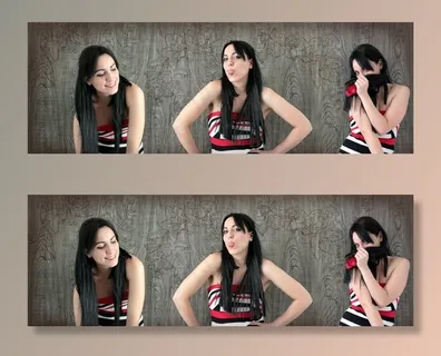 女孩，滑稽，表达，头发，美丽，年轻，美女