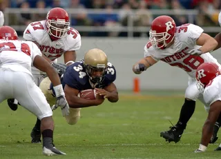 足球，美国，目标，到达，游戏，赛跑者，球