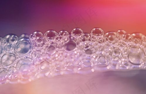 泡沫气泡，囊泡，水滴，串珠，滴水