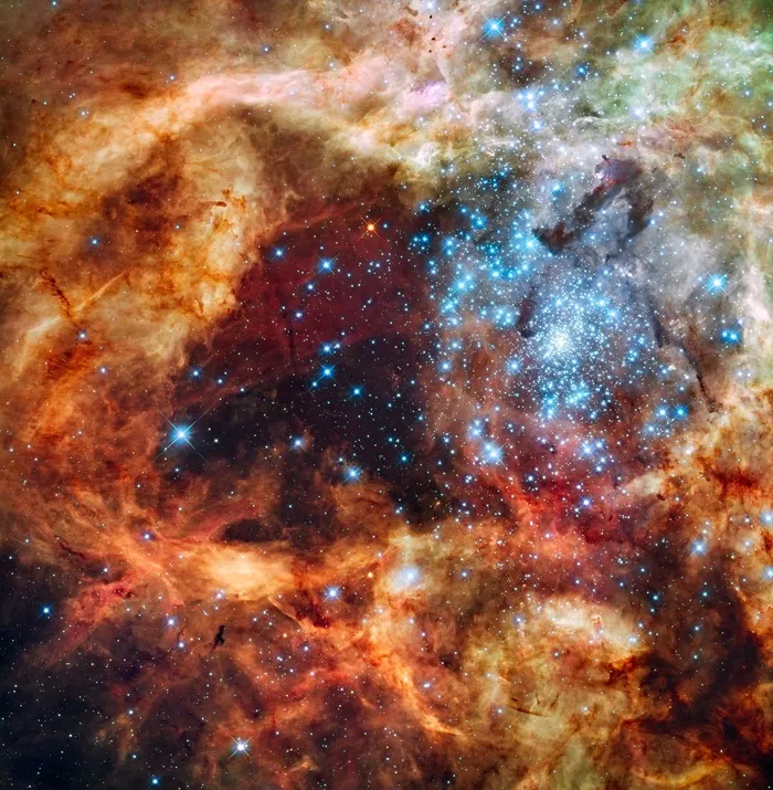 星团，恒星，哈勃，多拉达斯30