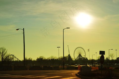 公园，景观，Hummanequin，Sol，Vista，乐趣，嘉年华