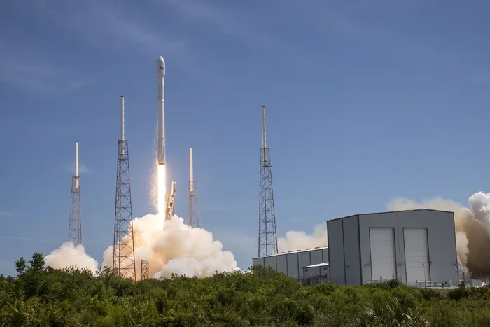 火箭发射，Spacex，升空，发射，火焰