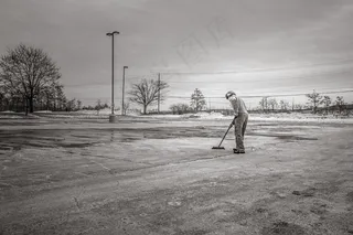 棍子球,滑板爱好者,绳球,海洋,滑板运动,黑白人人街