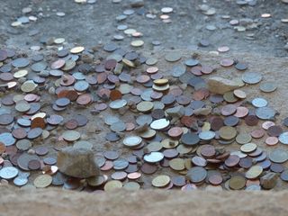 硬币，金钱，货币捐赠，捐赠