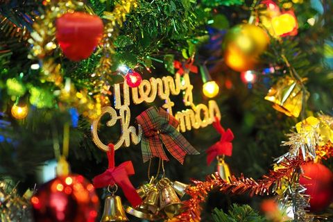 圣诞树，装饰圣诞树，节日