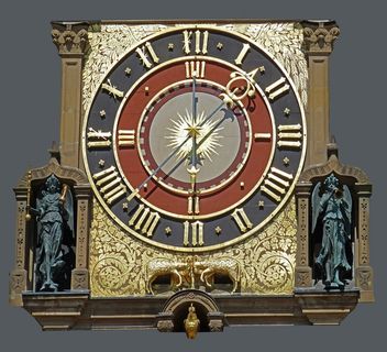 海尔布隆市政厅，详细信息，建筑，时钟