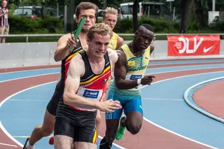 田径，体育，接力