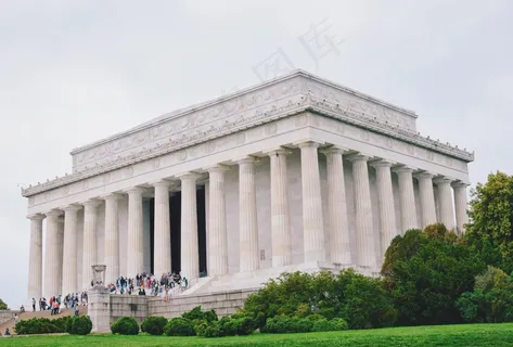 华盛顿林肯纪念堂 华盛顿林肯纪念堂