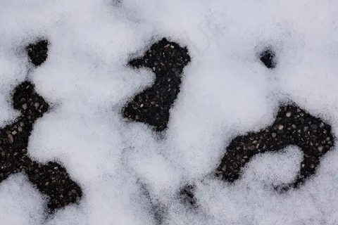 雪,新西兰,冬天,白色,黑色,焦油,沥青 雪,新西兰,冬天,白色,黑色,焦油,沥青