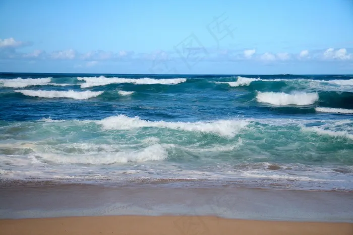 波，海洋，海景，水，自然，海滩，蓝色