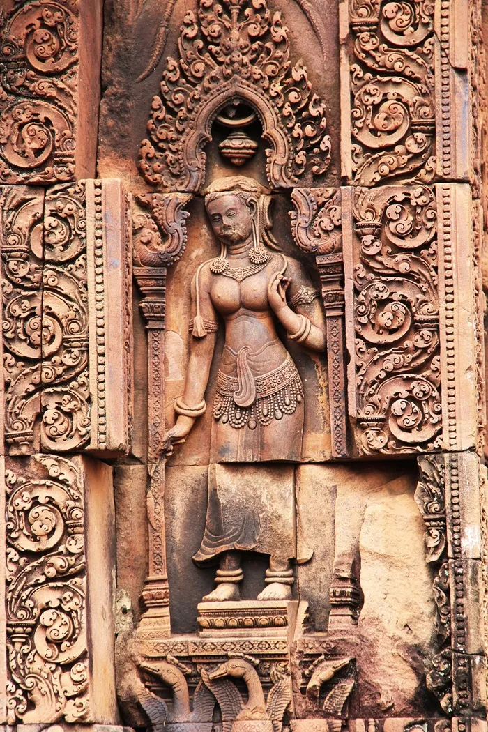 女王宫，寺，旅行，古董，老，美丽