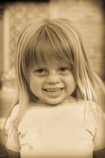 金发，儿童，琳达