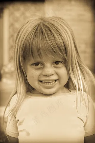 金发，儿童，琳达