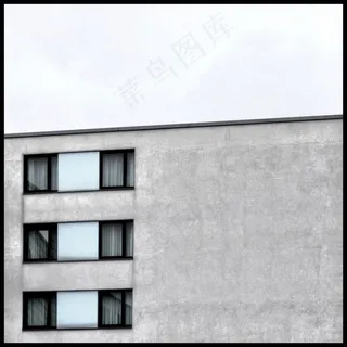 Hauswand，抽象，窗口