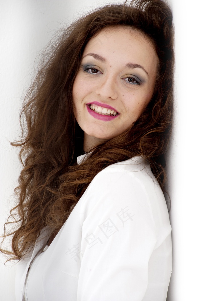 女人，肖像，棕色的头发，模拟，美女，绝招