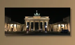 柏林，勃兰登堡门，目标，Quadriga，具有里程碑意义