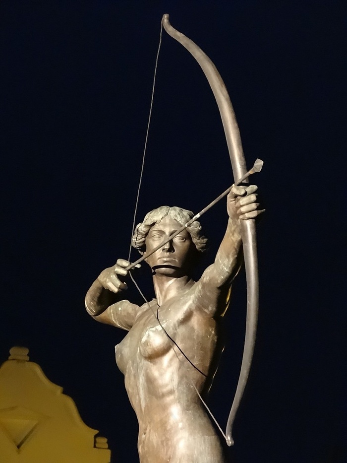 卢兹尼奇卡，比得哥什，雕像，雕塑，图