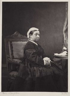 维多利亚女王，约1870年。