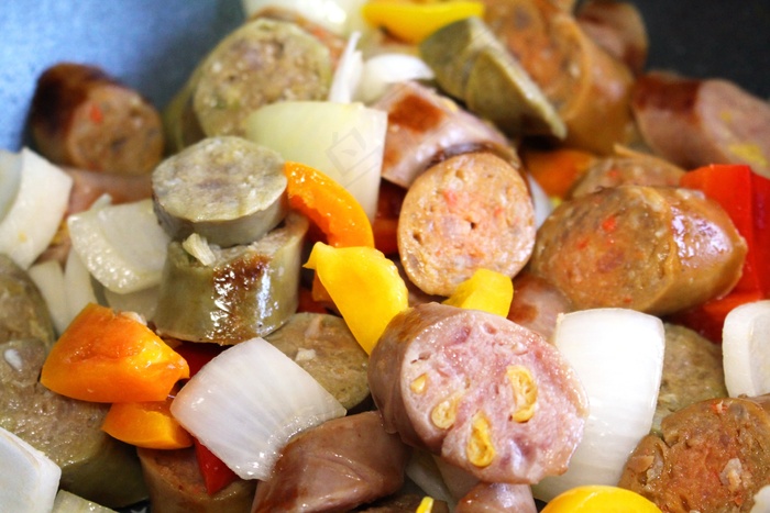 香肠，食物，烤