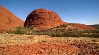 澳大利亚，Katatjuta，奥尔加斯，山，荒原