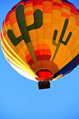 热气球，气球，空气，天空，多彩，飞