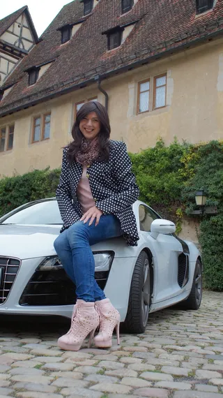 美丽，姿势，自然，模型，年轻女性