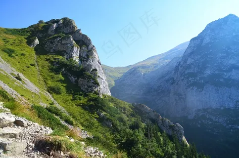 山,埋,Giewont,山,波兰塔特拉山 山,埋,Giewont,山,波兰塔特拉山