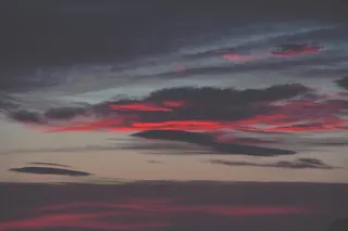 天空，日落，自然，风景，云，阳光，橙色