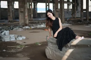 女人，模型，肖像，摄影