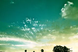 天空，露天，蓝天，黄昏，魔术小时，暮光之城