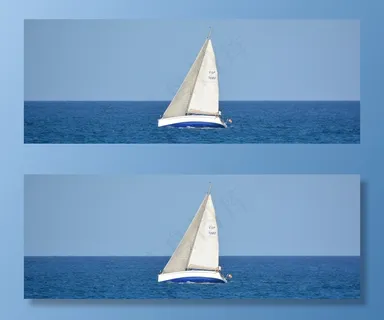 船，帆船，海，海洋，蓝色，景观