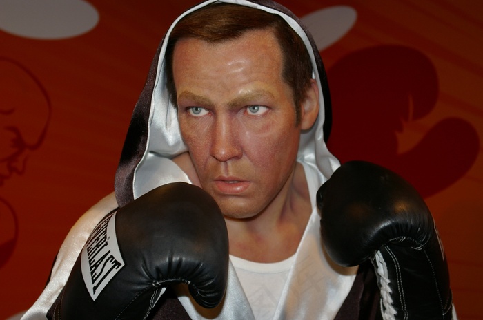 亨利·马斯克（Henry Maske），拳击手，蜡像馆，柏林，杜莎夫人蜡像馆