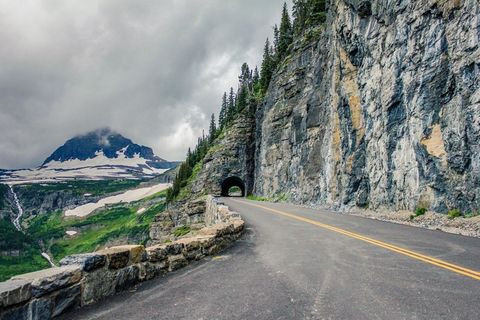 生活，美丽，场景，道路，旅行，驱动器，山