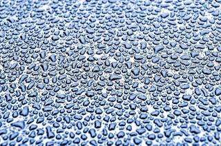 滴，滴，雨，雨滴，水，背景，蓝色