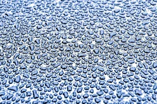滴，滴，雨，雨滴，水，背景，蓝色