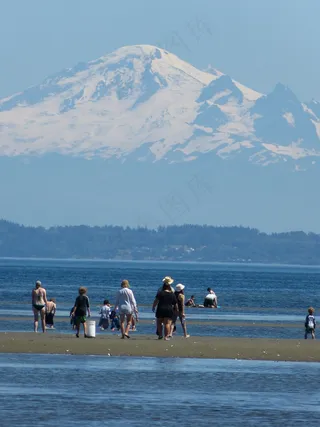 罗伯茨角，海岸，湖泊，山，巨人，巨大