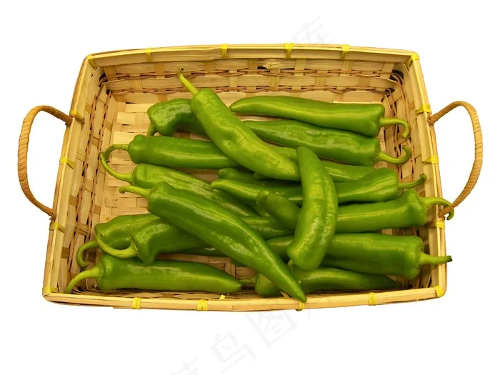 辣椒，食品，辣椒，绿色，篮，蔬菜