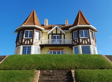 建筑，建筑，家，窗口，外立面，桁架