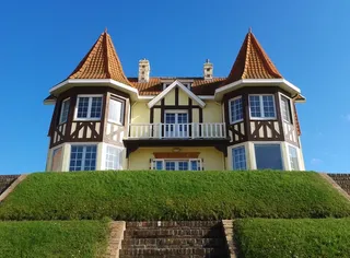 建筑，建筑，家，窗口，外立面，桁架