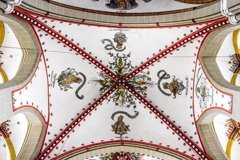 教堂，油漆工作，墙