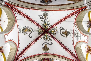 教堂，油漆工作，墙