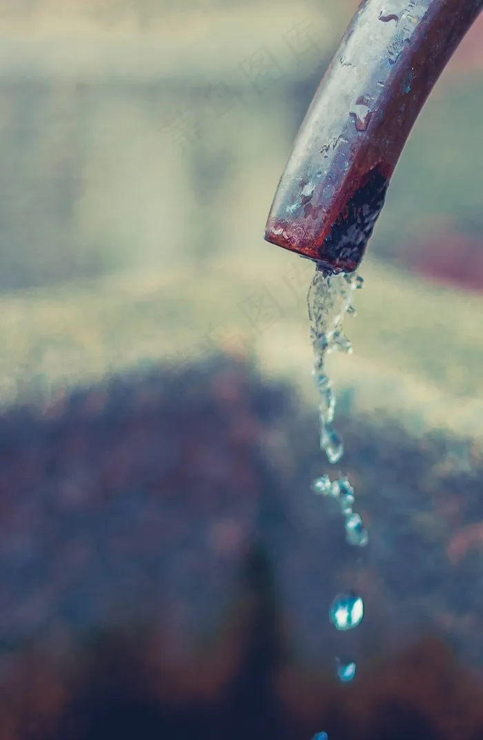 水，喷泉，滴灌，湿，水龙头，液体，口渴
