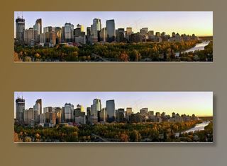 天际线卡尔加里，城市景观，景观，加拿大，城市