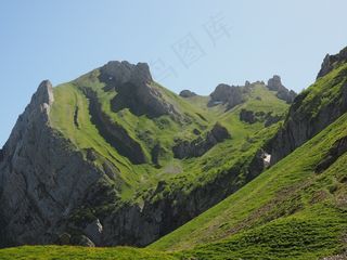 Marwees，山脉，高山，Säntis地区，Meglisalp