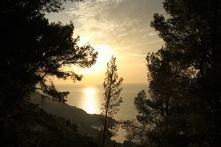 Abendstimmung，日落，水，浪漫，天空