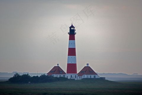 韦斯特赫弗，北海，德国，灯塔，心情