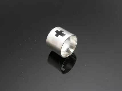 十字架,戒指,银戒指 十字架,戒指,银戒指
